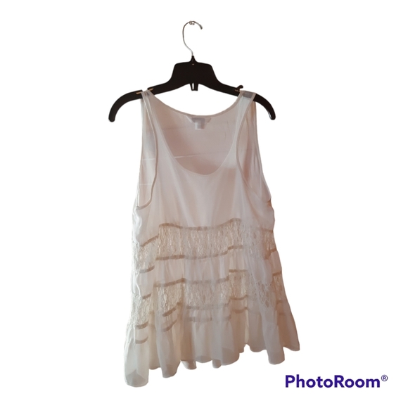 Charming Charlie semi sheer top 607A - Picture 2 of 9